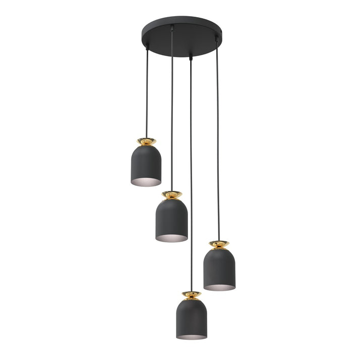 Lustra suspendata TARGET 4 PREM neagra