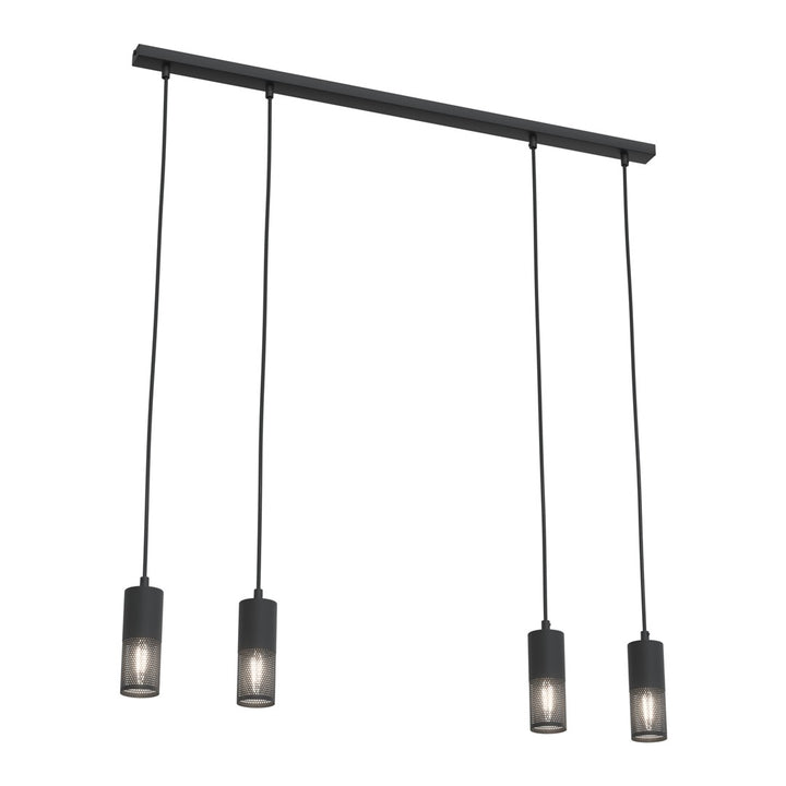 Lustra suspendata MELT 4 neagra