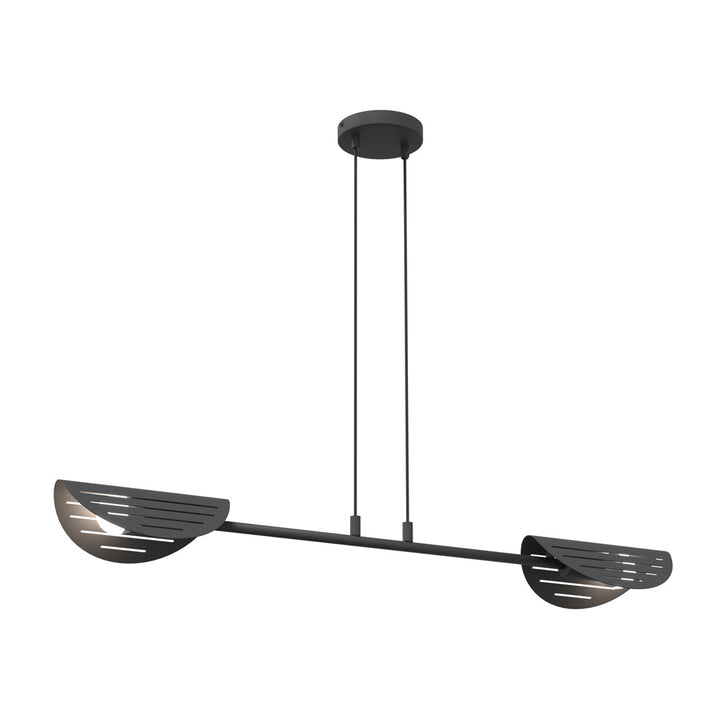 Lustra suspendata SABER 2 neagra