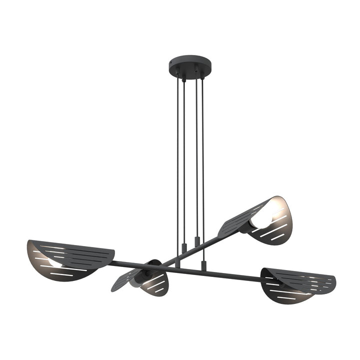 Lustra suspendata SABER 4 neagra