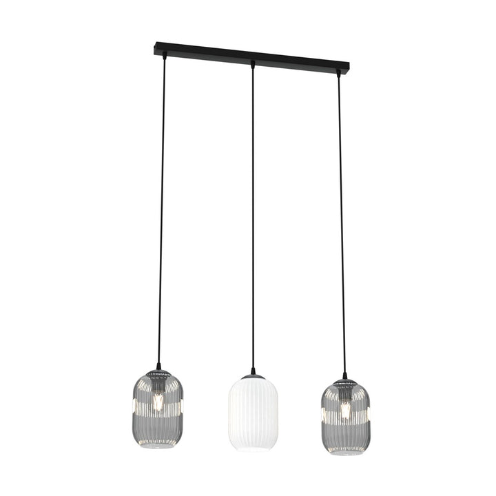 Lustra suspendata VERDI 3 neagra MIX