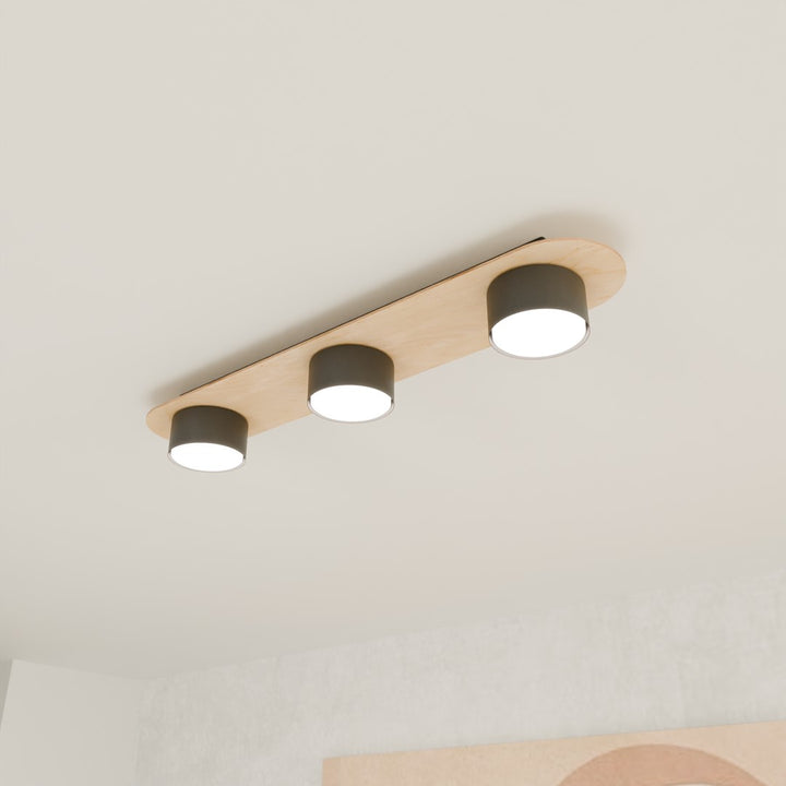 Plafoniera DIAZ 3 BL WOOD