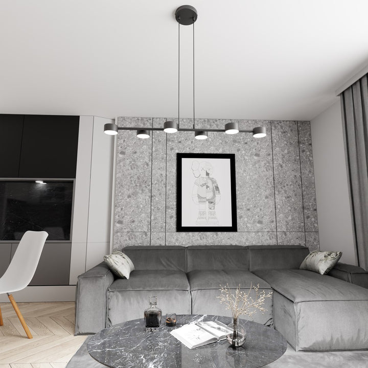 Lustra suspendata MEGARA 6 BL