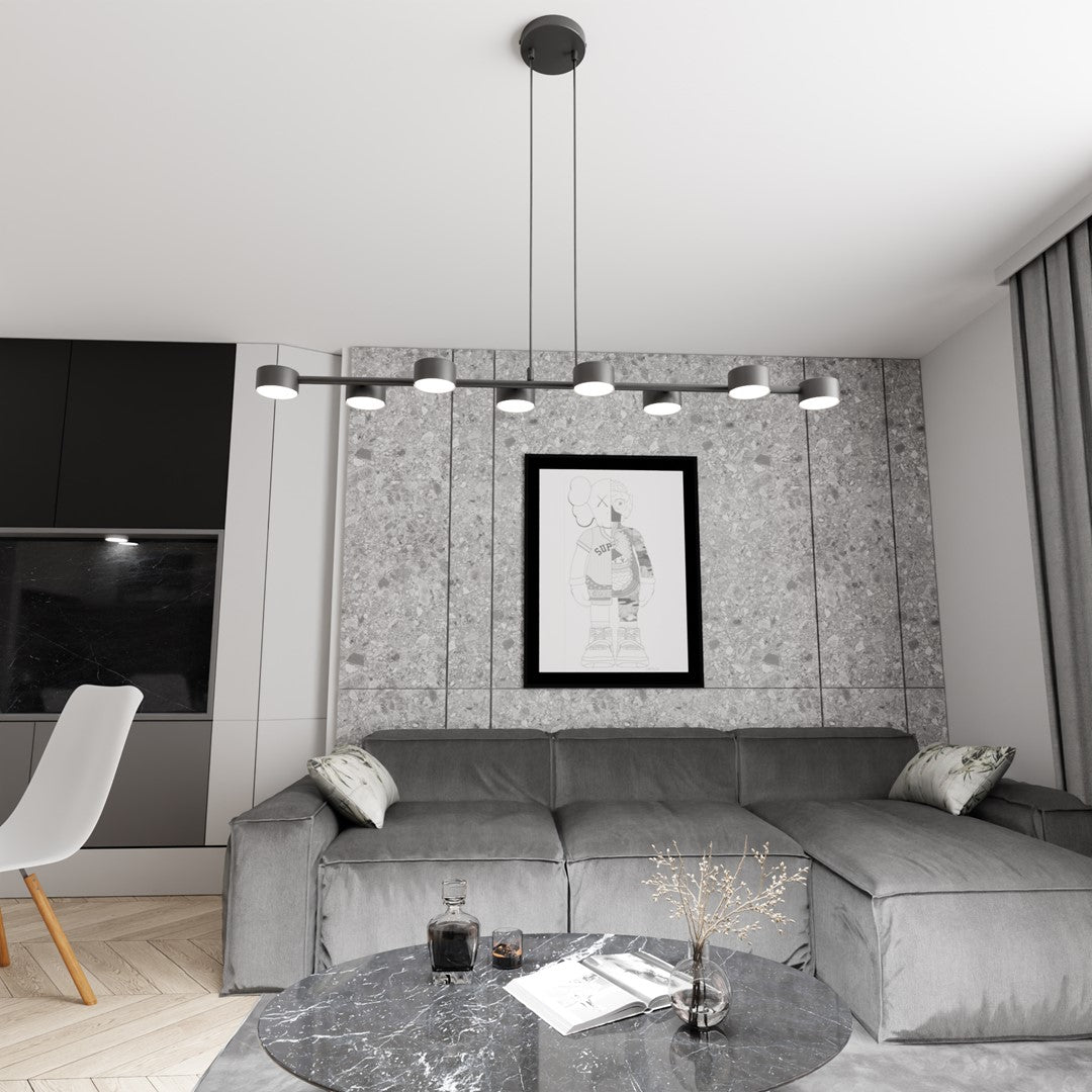 Lustra suspendata MEGARA 8 BL