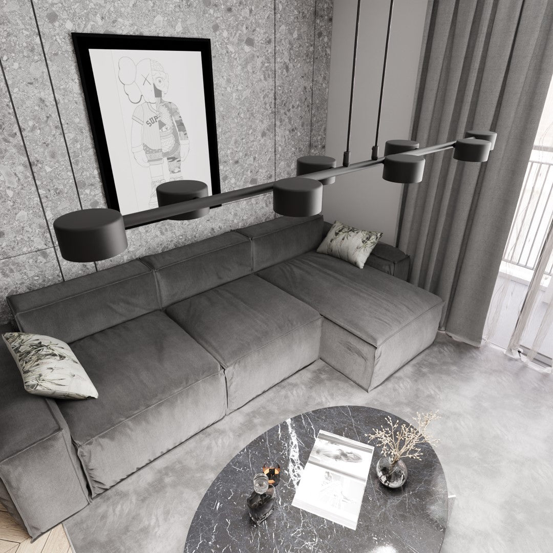 Lustra suspendata MEGARA 8 BL