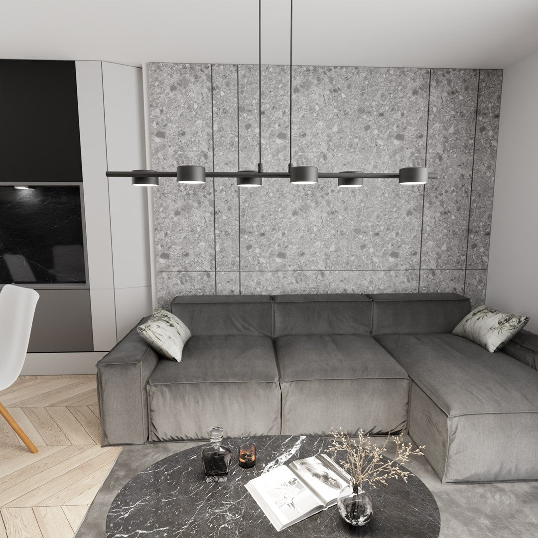 Lustra suspendata SORA 6 BL