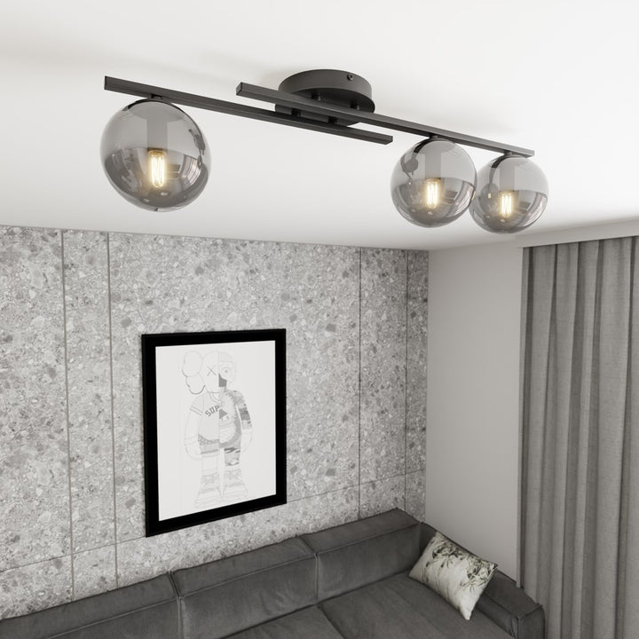 Plafoniera KAIRO 3 BL grafit