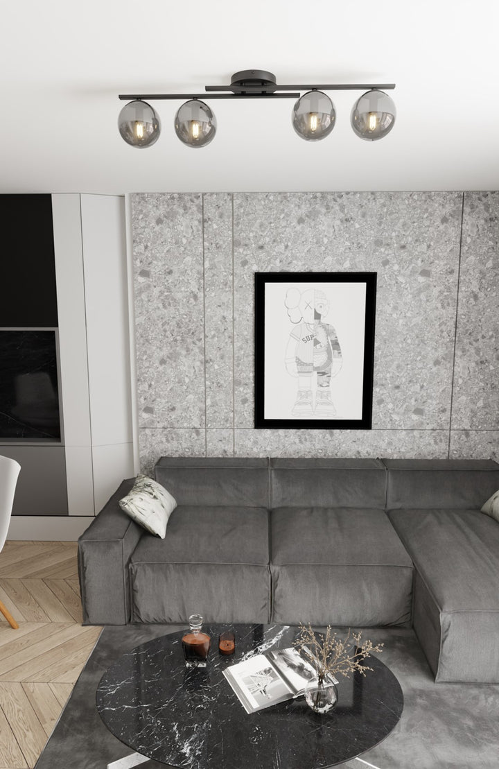 Plafoniera KAIRO 4 BL grafit