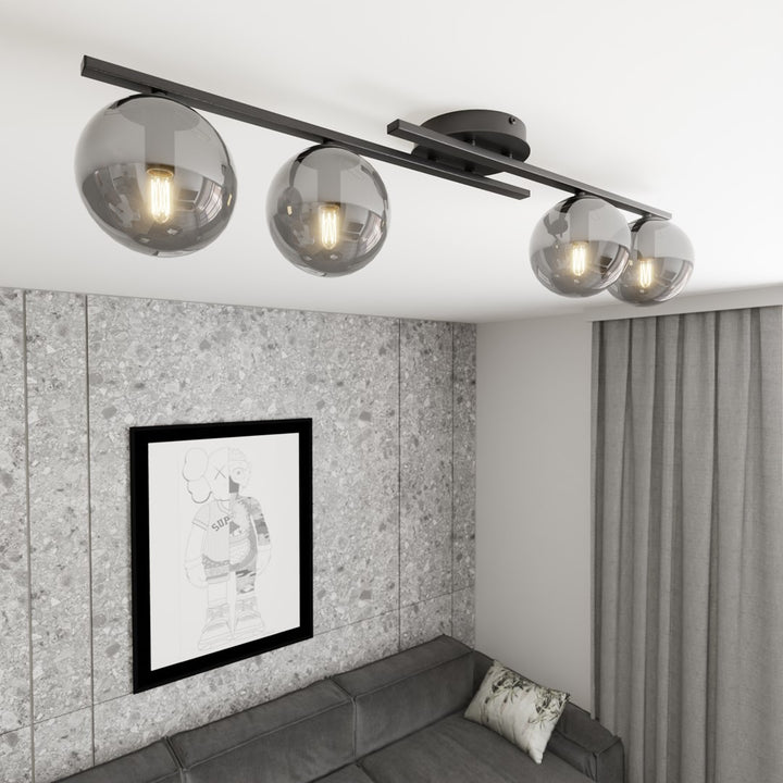Plafoniera KAIRO 4 BL grafit