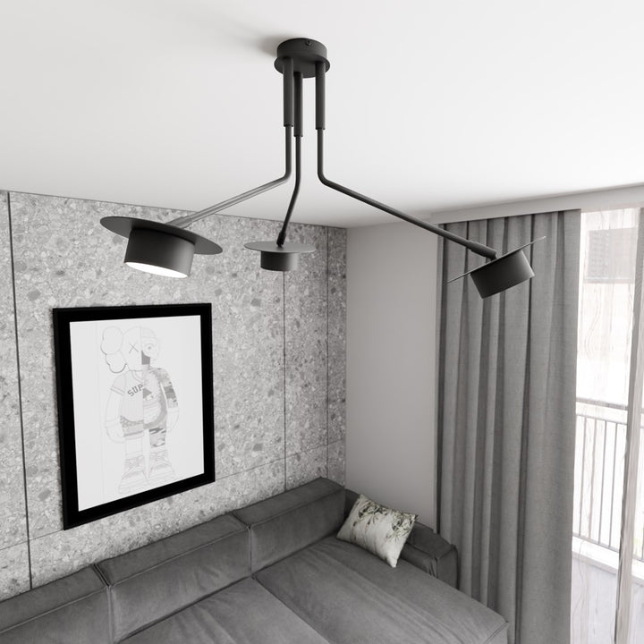 Lustra suspendata MIZU 3 BL