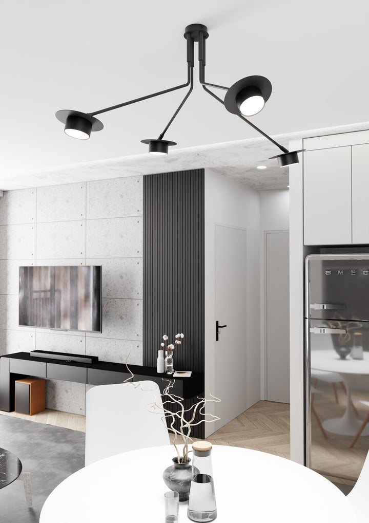 Lustra suspendata MIZU 4 BL