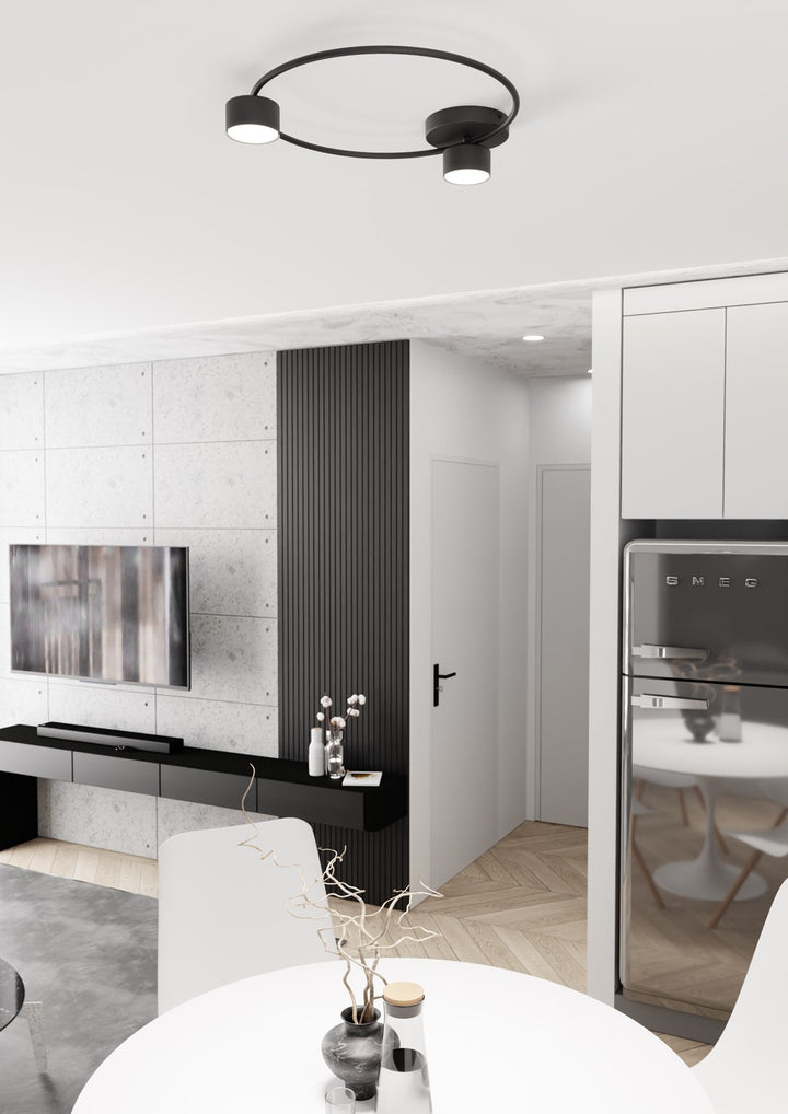 Plafoniera LUCIO 2 neagra