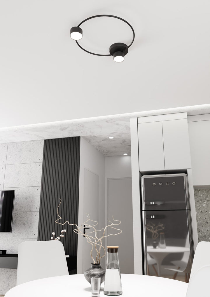 Plafoniera LUCIO 2 neagra