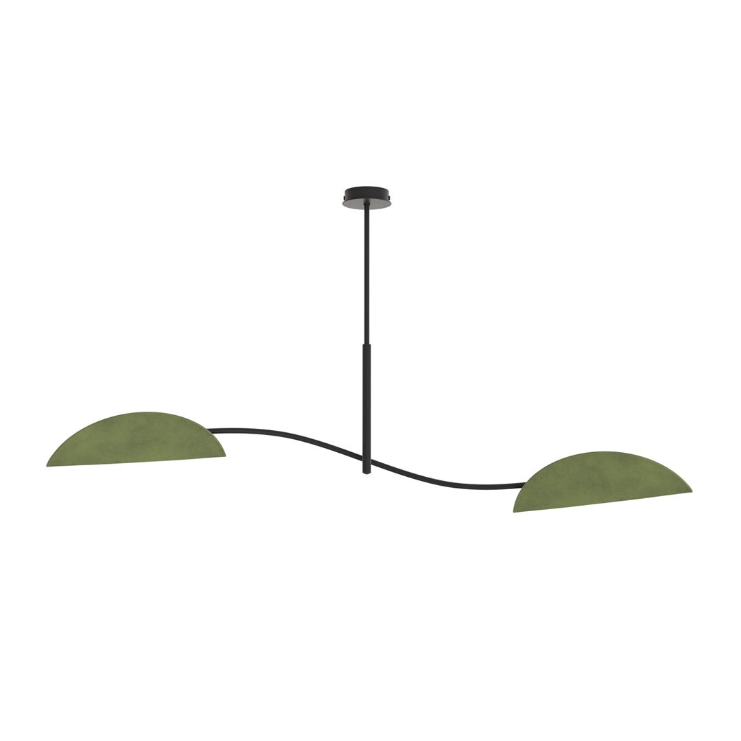 Plafoniera LOTUS 2 negru verde