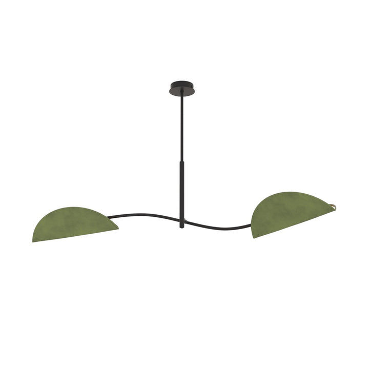 Plafoniera LOTUS 2 negru verde