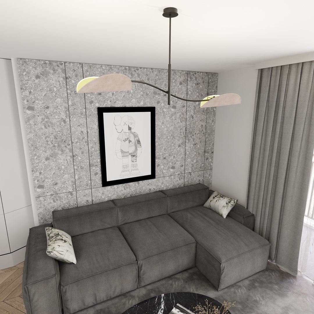 Plafoniera LOTUS 2 BL gri