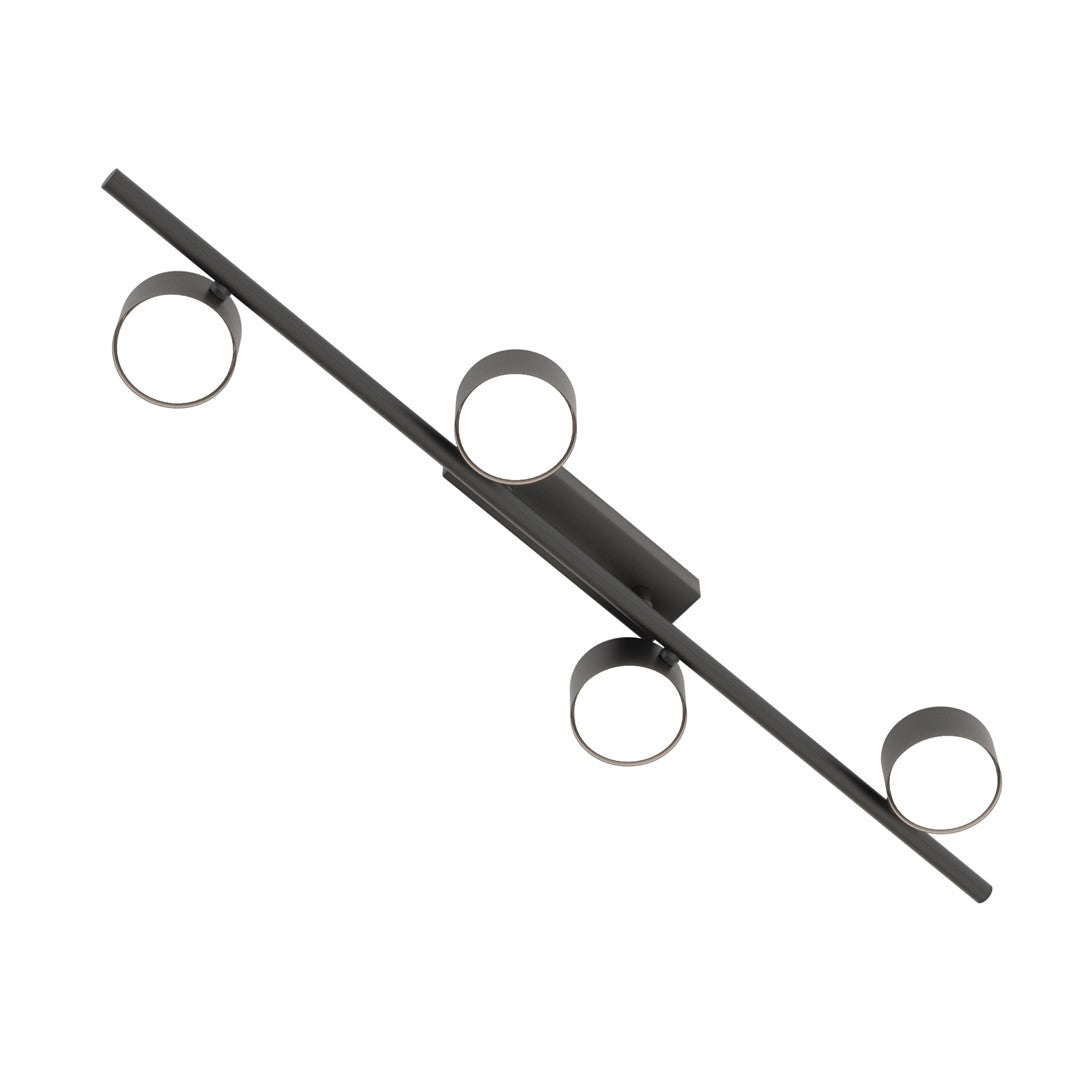 Plafoniera BET 4 neagra