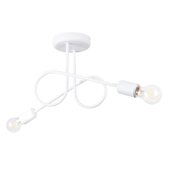 Lustra LOOP 2 alb