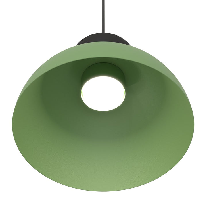Lustra suspendata LUNARO 1S BL verde