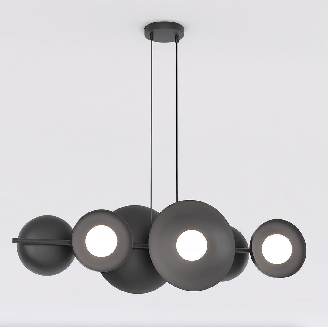 Lustra suspendata VOLUM 6 negru