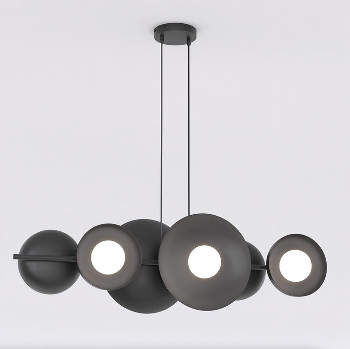 Lustra suspendata VOLUM 6 negru