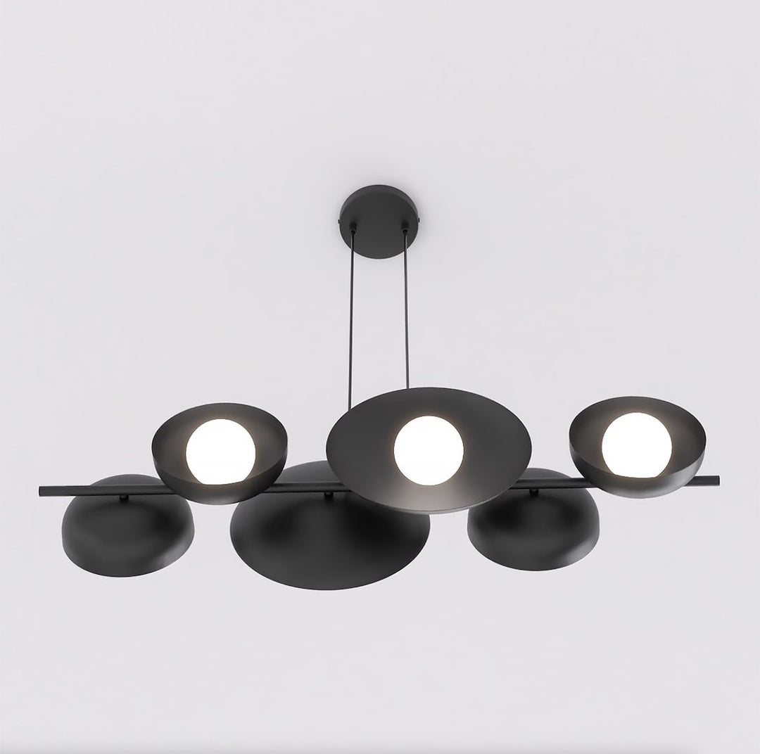 Lustra suspendata VOLUM 6 negru