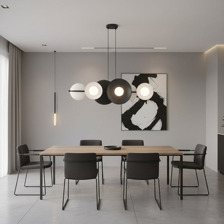 Lustra suspendata VOLUM 6 BL alb