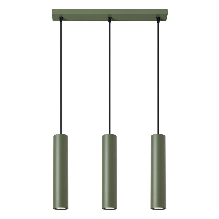 Lampa suspendata LAGOS 3L verde masliniu
