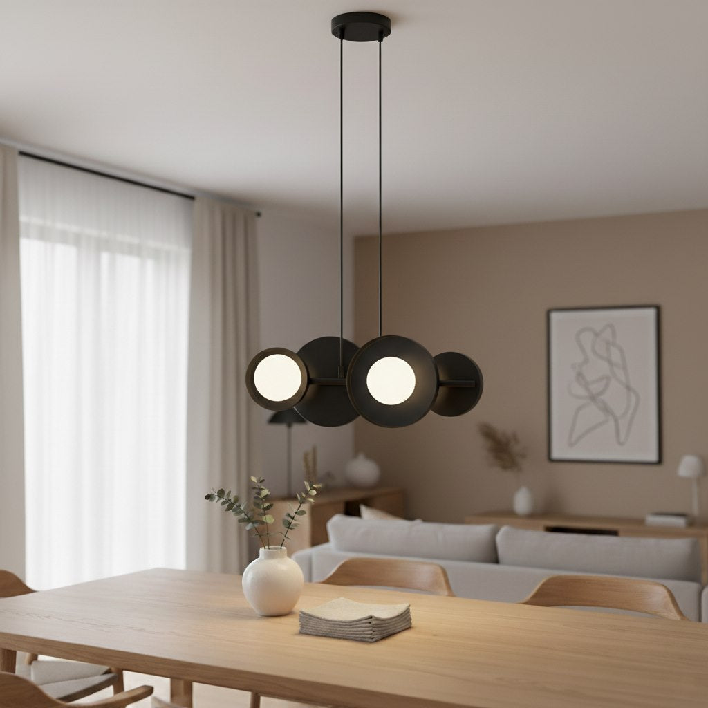 Lustra suspendata MODEL 4 negru