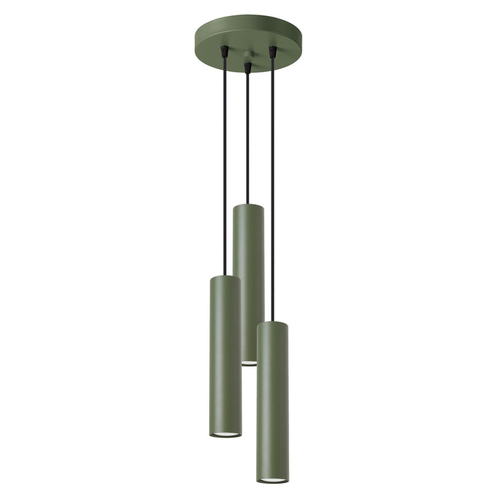 Lampa suspendata LAGOS 3P verde masliniu