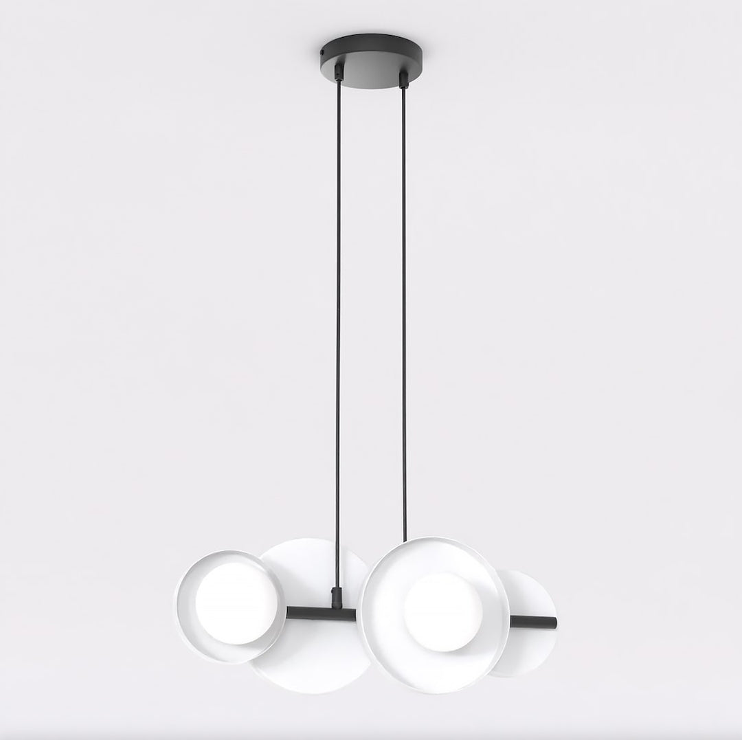 Lustra suspendata MODEL 4 BL alb
