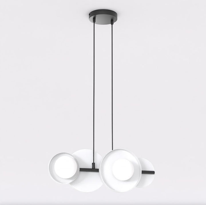 Lustra suspendata MODEL 4 BL alb