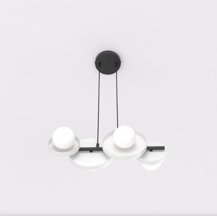 Lustra suspendata MODEL 4 BL alb