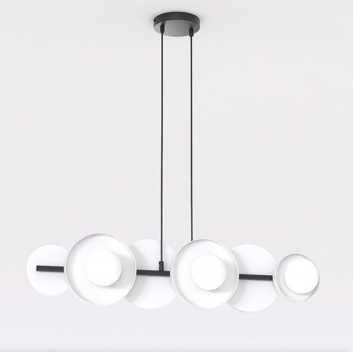 Lustra suspendata MODEL 6 BL alb