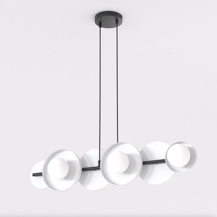 Lustra suspendata MODEL 6 BL alb