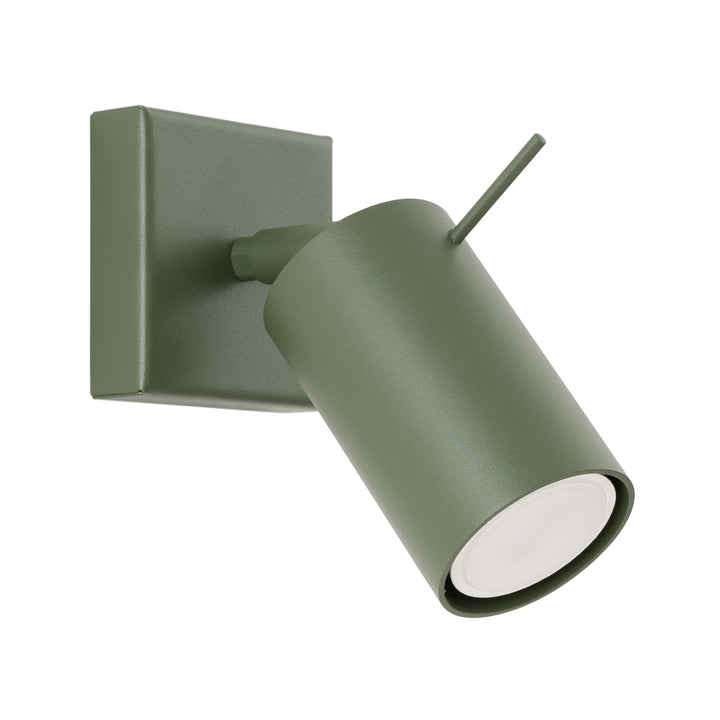 Aplica de perete tip spot ajustabila RING verde masliniu