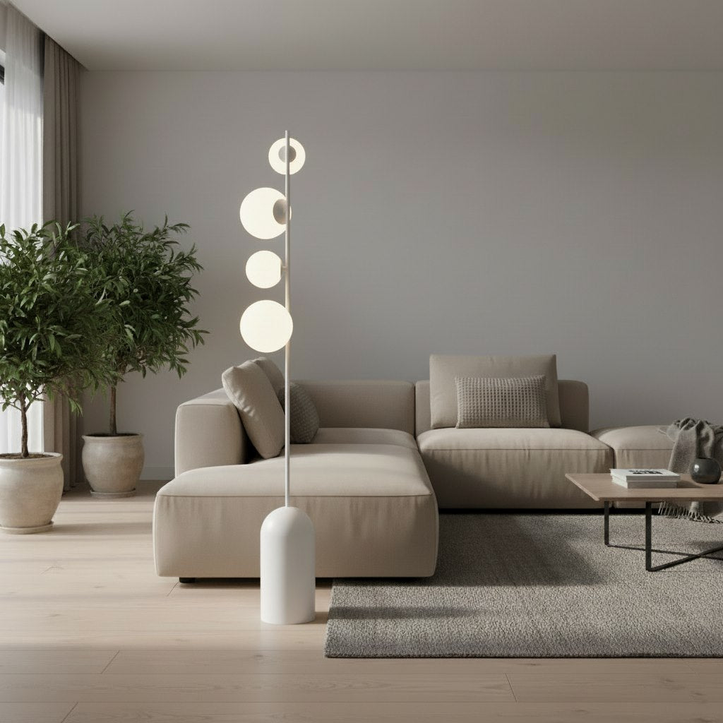 Lampadar ETNO LP4 alb