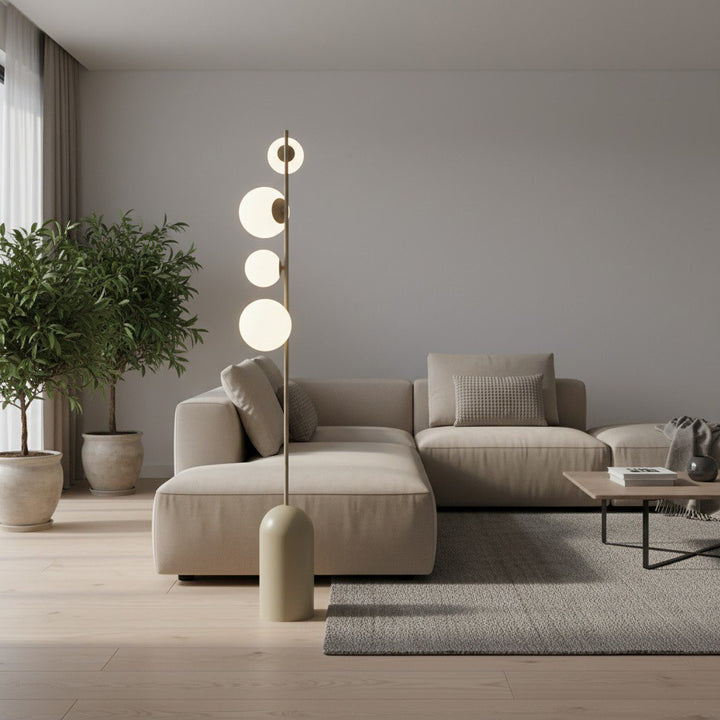Lampadar ETNO LP4 cafeniu