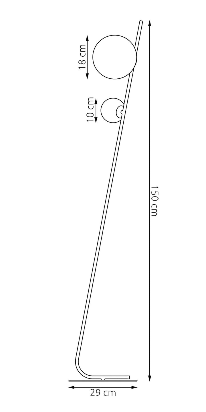Lampadar TATU LP2 negru