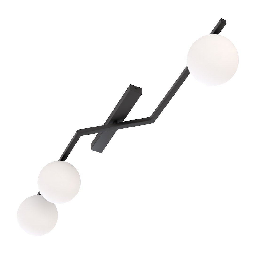 Plafoniera NATON 3 BL opal