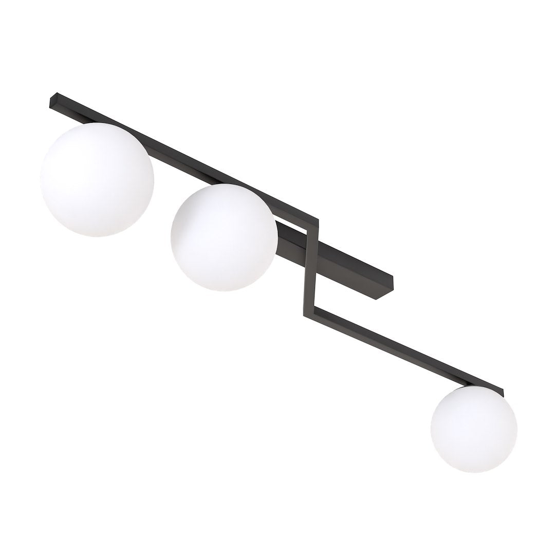 Plafoniera NATON 3 BL opal