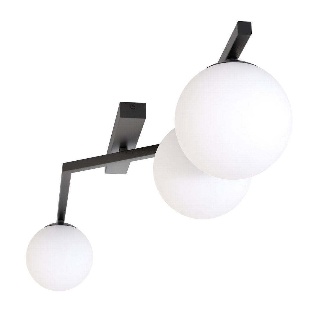 Plafoniera NATON 3 BL opal