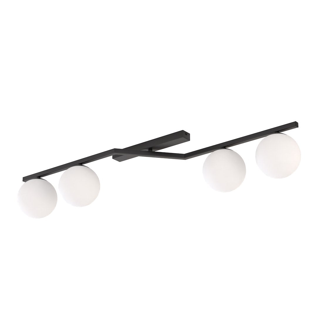 Plafoniera NATON 4 BL opal
