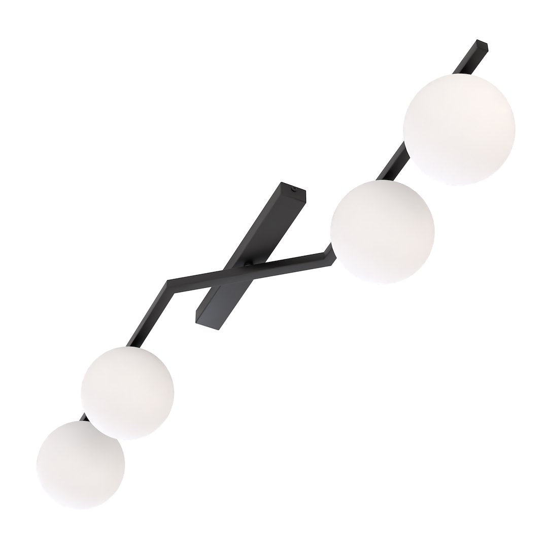 Plafoniera NATON 4 BL opal
