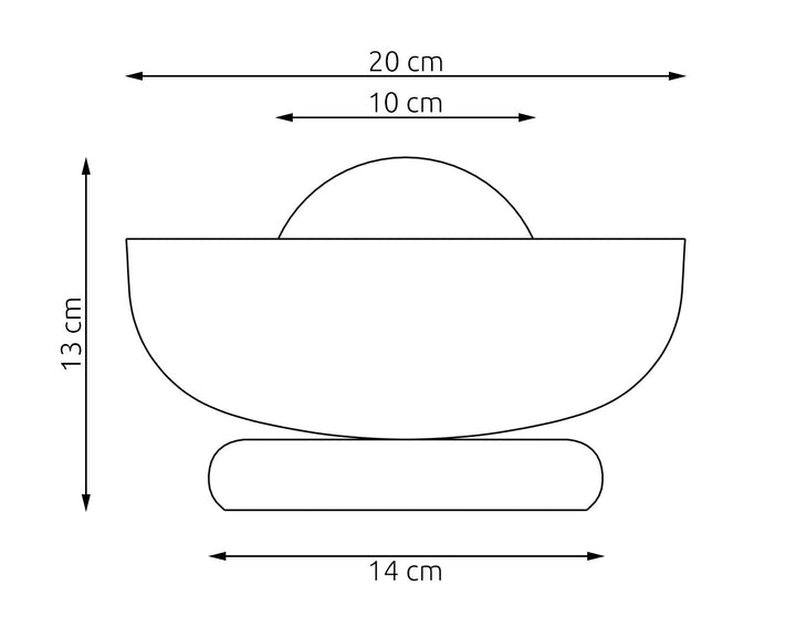 Lampa de masa OZZY LN1 BL cafeniu