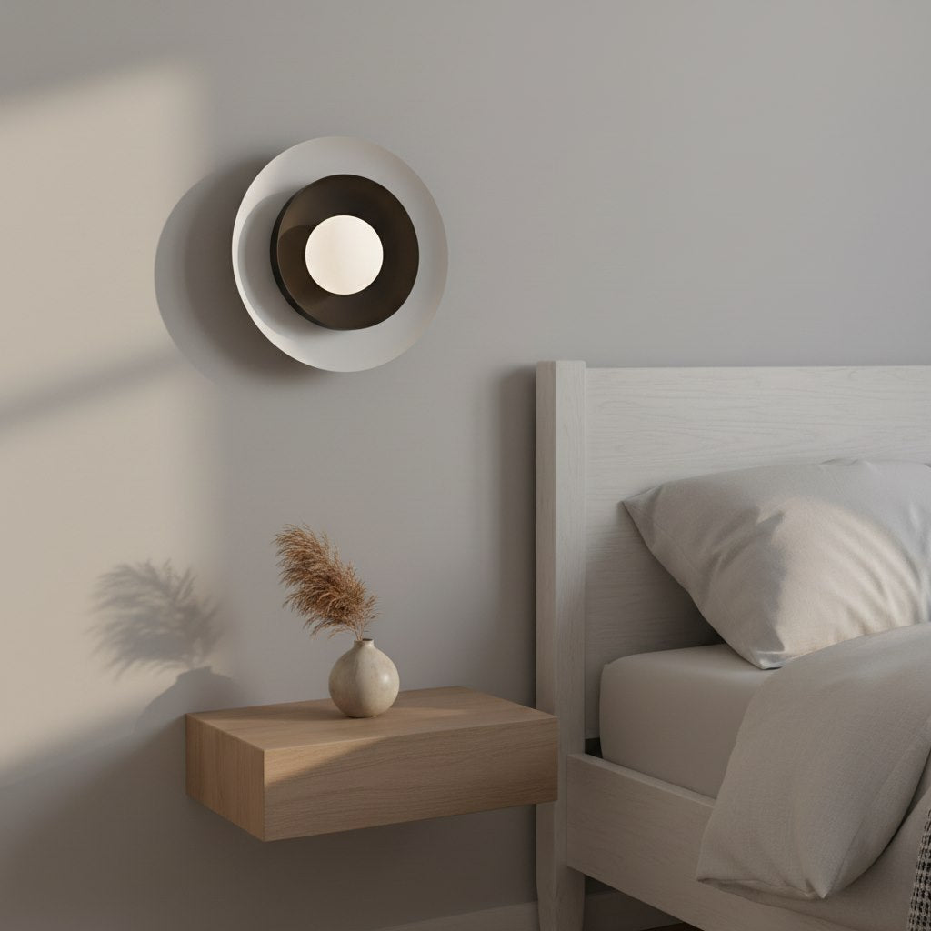 Aplica de perete POPPI K1 WH neagra