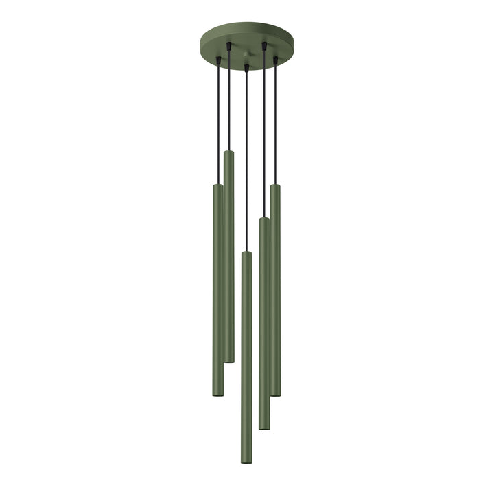 Lampa suspendata PASTELO 5P verde masliniu