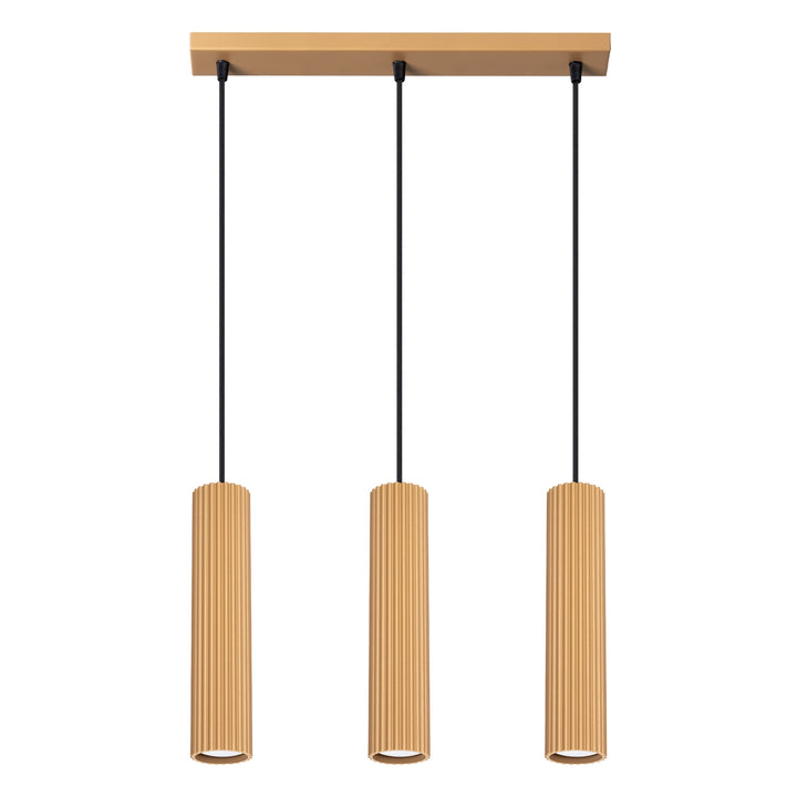 Lampa suspendata KARBON 3L aur