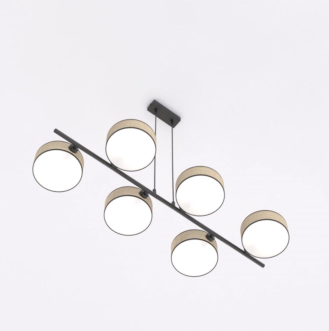 Lustra suspendata DRUMZ 6 ratan