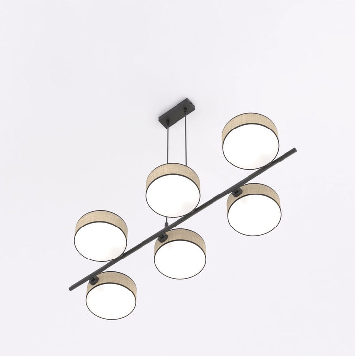Lustra suspendata DRUMZ 6 ratan